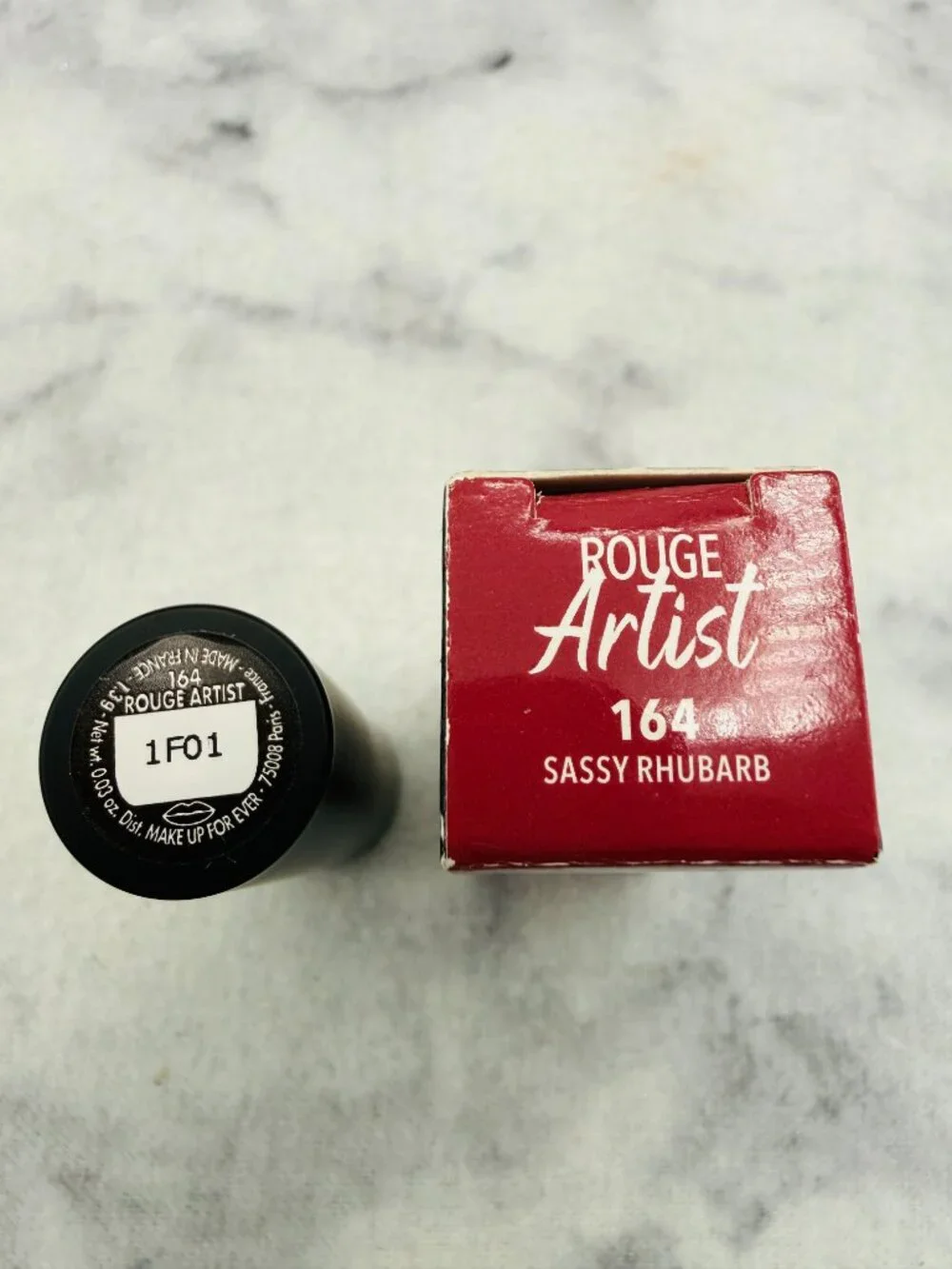 Make Up For Ever Beauty Set-Intense Lipstick 164Sassy Rhubarb,Travel-2pc-BOX-NEW